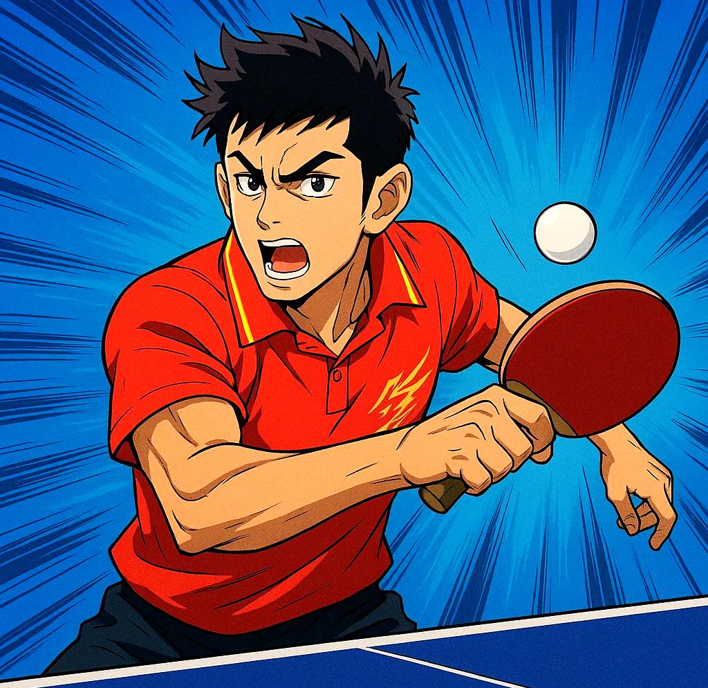 日本乒乓球队碾压奥地利乒乓球队，张继科爆发神勇的简单介绍